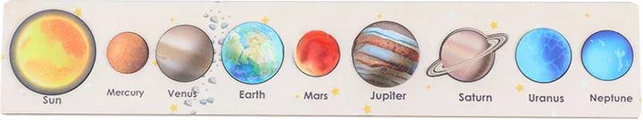 Activity Board Baby Wooden Teaching Aid Science Cognition Jigsaw Puzzle Universe Solar System Eight Planets