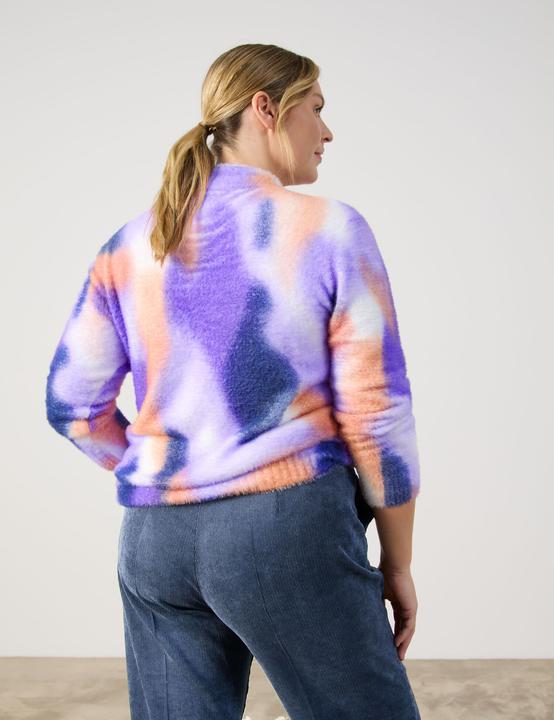 Produktbild Samoon Kuscheliger Pullover mit Print Pullover Langarm Rundhals - 64022 (52)