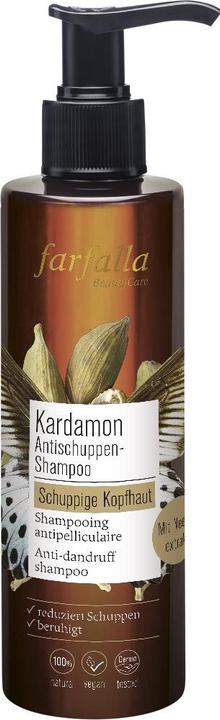 Image du produit Farfalla KARDAMOM Shampooing antipelliculaire | Cheveux à pellicules et cuir chevelu sec (200 ml, Shampoing liquide)
