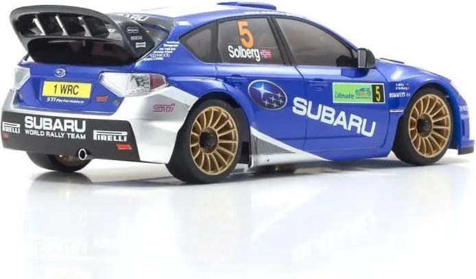 Actual product image Kyosho Mini-Z MA020 Subaru Impreza WRC 2008 White, ARTR, 1:27 (ARR Almost Ready to Run)