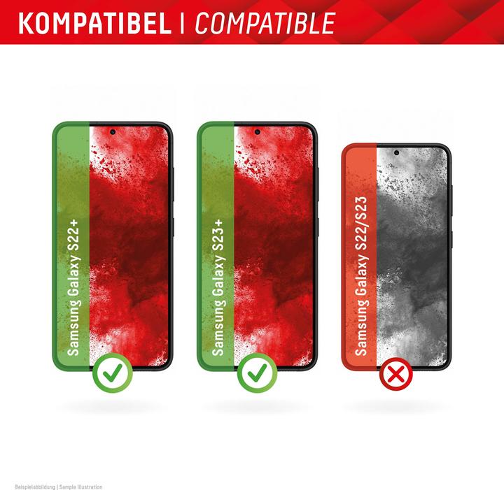 Produktbild Displex Premium Glass, Full Cover Panzerglas (1 Stück, Samsung Galaxy S22 5G, Samsung Galaxy S23+)