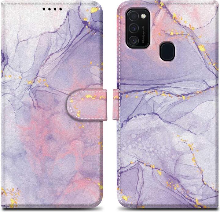 Pink Purple Marble No. 5