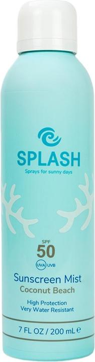 Splash Coconut Beach Sunscreen Mist SPF 50 200 ml (Sonnenspray, SPF 50, 200 ml)
