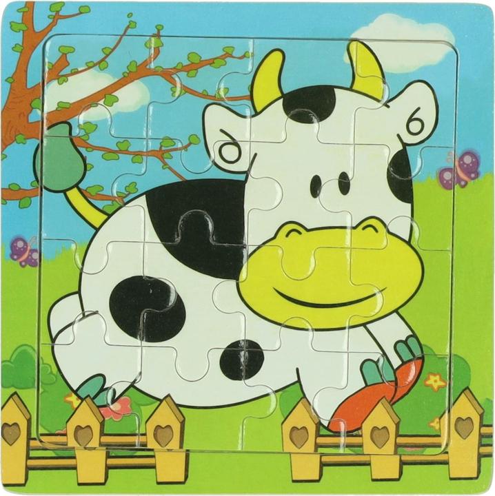 Actual product image Holzpuzzle Tier, 16tlg.