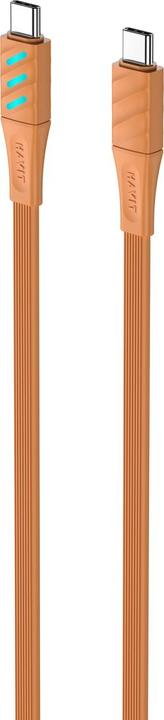 Produktbild Havit Ladekabel Typ C CB6254 orange (1 m)