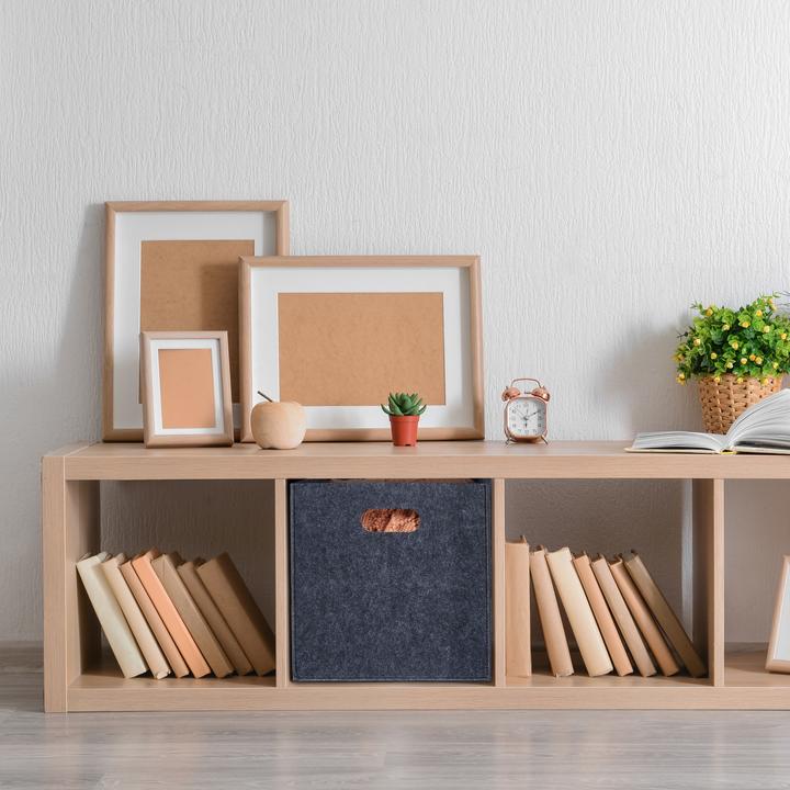 Productafbeelding Relaxdays Mandje van vilt (30 x 30 x 30 cm, 23 l)