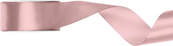 Image du produit Partydeco Ruban cadeau Satin vieux rose 25mm / 25 mètres
