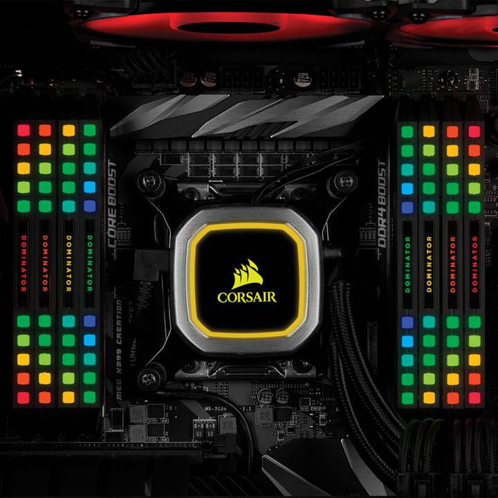 Image du produit Corsair Dominateur Platine RGB (2 x 8GB, 3200 MHz, RAM DDR4, DIMM)