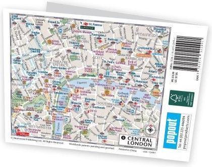Immagine prodotto Mappa PopOut della metropolitana e degli autobus di Londra