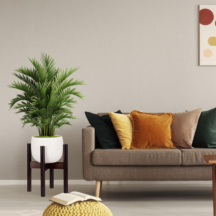 Actual product image Relaxdays Natural Plant Stand, Adjustable