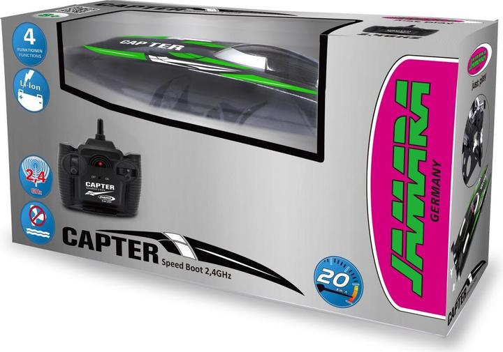Actual product image Jamara Speedboat LiPo /green