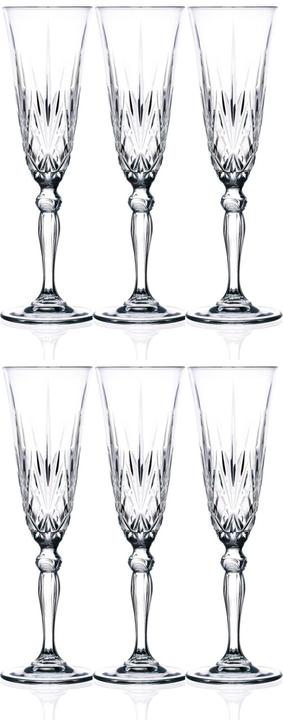 Actual product image Rcr SET OF GLASSES MELODIA 6 PSC., 160 ML (16 cl, 6 Glasses, Wine glasses set)