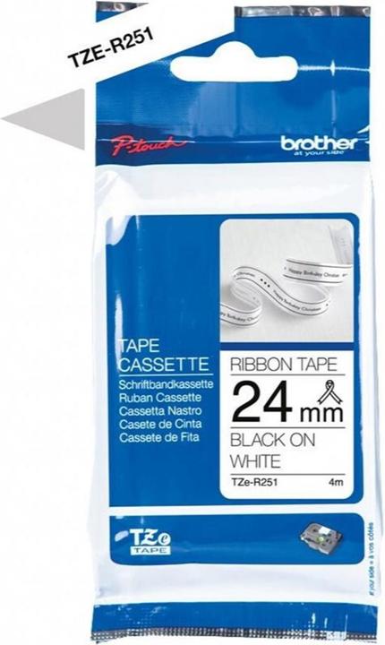 Brother TZe-R251 (2.40 cm, Weiss)