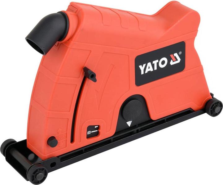 Produktbild Yato Profi Universal Absaughaube für Winkelschleifer zum Trennen und Schneiden, 230 mm, M14 Aufnahme