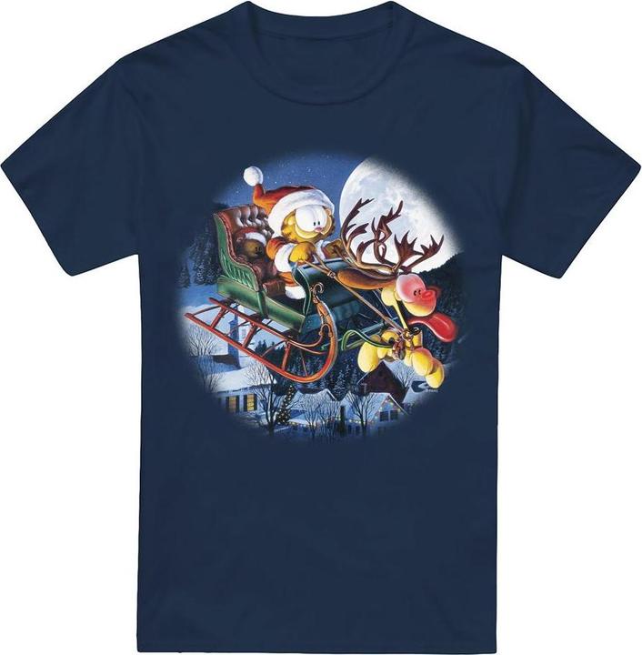 Immagine prodotto Garfield Moonlight Ride Maglietta Uomo (M)