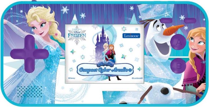 Actual product image Lexibook JL2367FZ Disney Frozen The Ice Queen ELSA Compact Cyber Arcade Portable Game Console, 1
