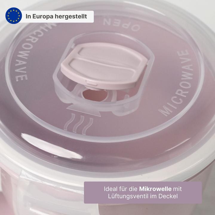 Actual product image Hobby Mikrowellen-Tasse mit Henkel Mikrowellen-Becher Lunchbecher Suppen-Mug (620 ml, 1 x)