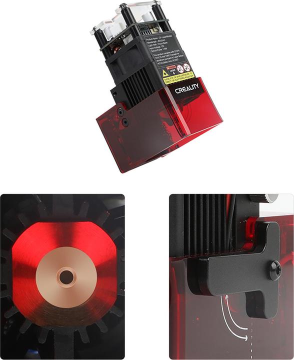 Actual product image Creality Ender 3 S1/S1 Pro CV Laser Module 24V 1.6W (Accessories)