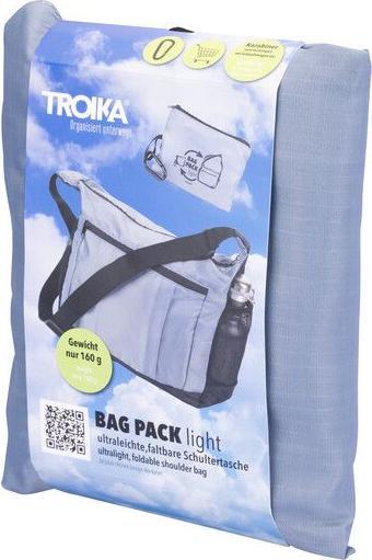 Image du produit Troika BAG PACK Sac à bandoulière pliable, gris