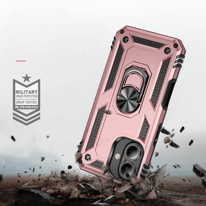 Produktbild Cover-Discount iPhone 16 - Robustes Back Cover mit Kickstand (Apple iPhone 16)