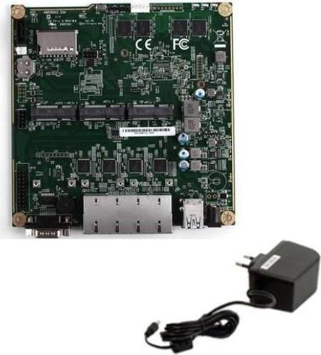 Produktbild PC Engines APU4D4 Starter Kit - 1 GHz, 4 GB RAM, 4x LAN, Intel i211