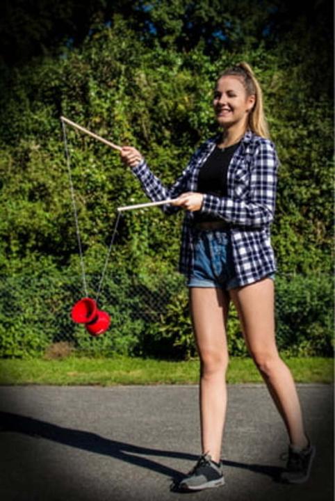 Actual product image Hudora Skill game Diabolo