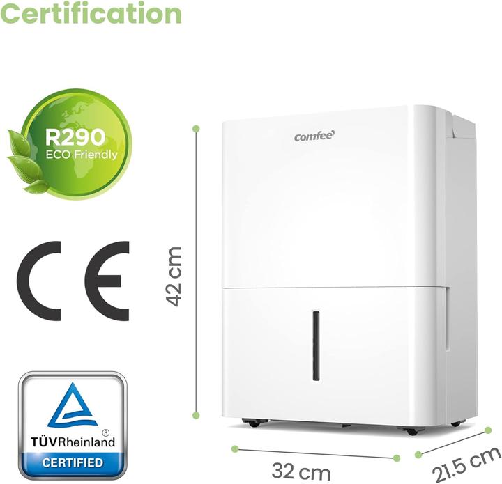 Immagine prodotto Comfee Deumidificatore Comf MDDN-12DEN7 wh (20 m², 12 l/24h)