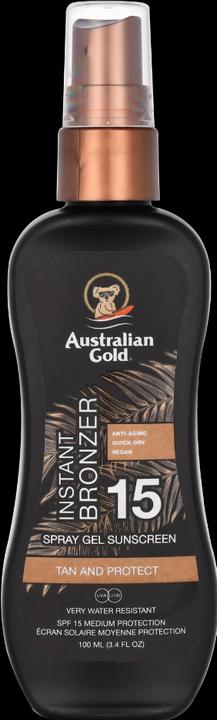 Produktbild Australian Gold Instant Bronzer (Sonnenspray, Sonnengel, SPF 15, 100 ml)