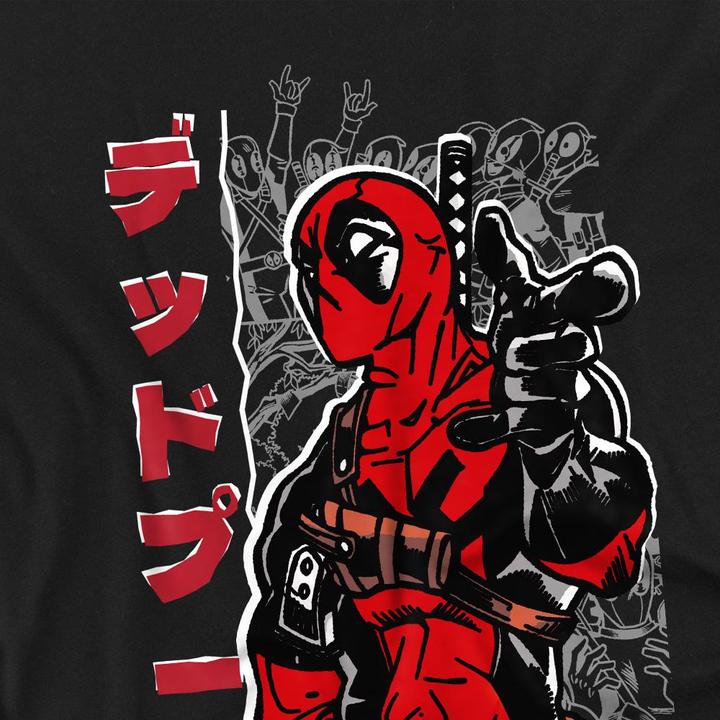 Immagine prodotto Deadpool Maglietta Giapponese Adulto Unisex (M)