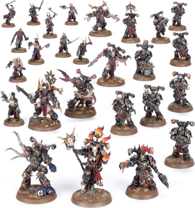 Produktbild Games Workshop Warhammer 40.000 - Chaos Space Marines Combat Patrol (Kunststoff)