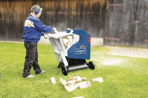 Actual product image Scheppach Made in Germany 700 mm tilting circular saw incl. patented safety flap & direct drive