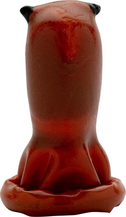 Actual product image Condomerie Hand-painted joke condom with owl motif in brown (1 pcs.)