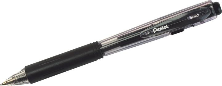 Actual product image Pentel Retractable biros BK437, black (Black, 1 x)