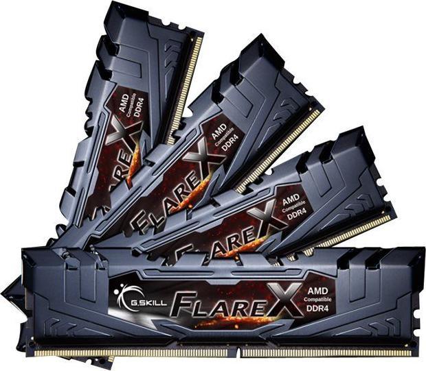 G.Skill Flare X (4 x 16GB, 3200 MHz, DDR4-RAM, DIMM)