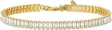 Produktbild Michael Kors - Brilliance Kors MKJ8415CZ710 gold-plated tennis bracelet with zircons