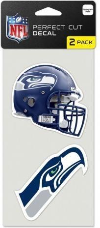 Produktbild NFL Seattle Seahawks 2er Set Aufkleber