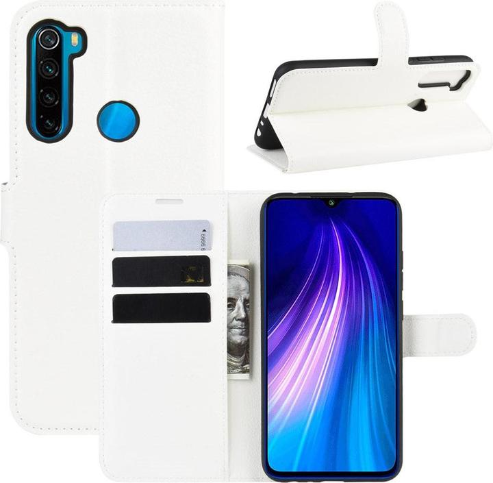 Produktbild Cover-Discount Xiaomi Redmi Note 8T- Leder Etui Hülle weiss (Xiaomi Redmi Note 8T)