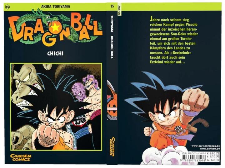 Immagine prodotto Dragon Ball, Band 15 (Tedesco, Akira Toriyama, 1998)