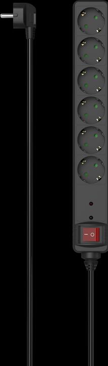 Actual product image Hama 00223153 Intelligent power strip 6 AC outlets 1.4 m 3680 W (6 x, CEE 7/3, 1.40 m)