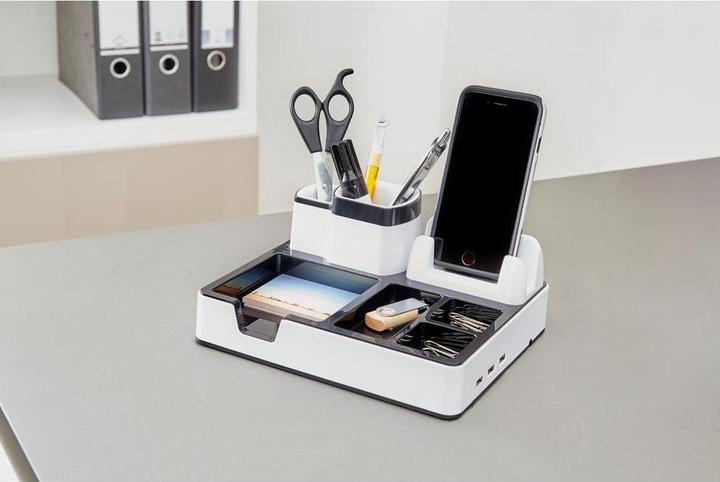Immagine prodotto Magni Organizzatore da scrivania 3 porte di ricarica USB