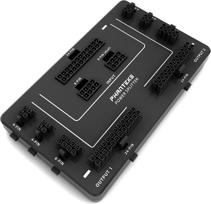 Produktbild Phanteks Power Splitter für PC-Systeme - 1 Netzteil & 2 Mainboards