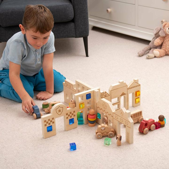 Immagine prodotto TickiT Scena della città di legno ad incastro