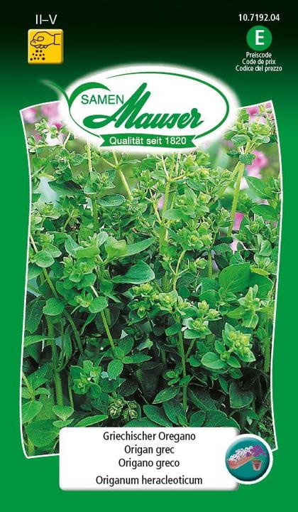 Produktbild Samen Mauser Griechischer Oregano (Kräutersamen)