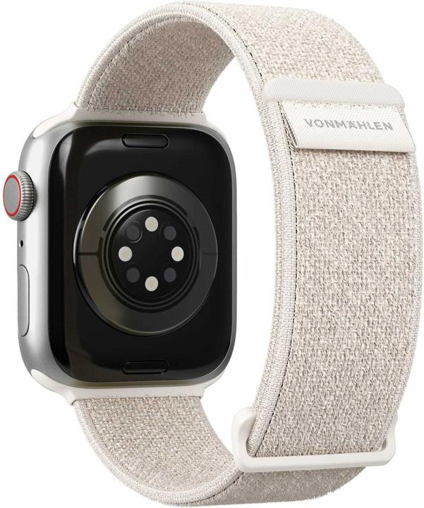 Actual product image Vonmählen Sport wristband 2 for Apple Watch 38 40 41 mm beige (Nylon)