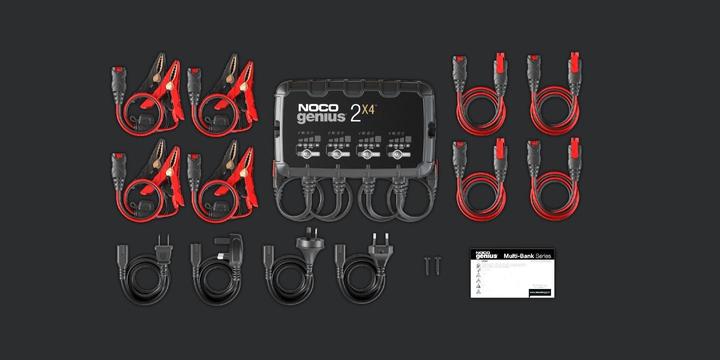 Actual product image Noco Genius 2X4 (12V, 6V, 12 A)