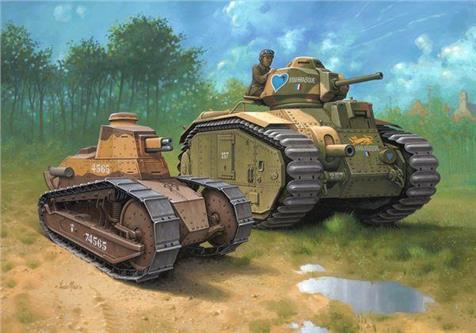Produktbild Revell Char B.1 bis Renault FT.17