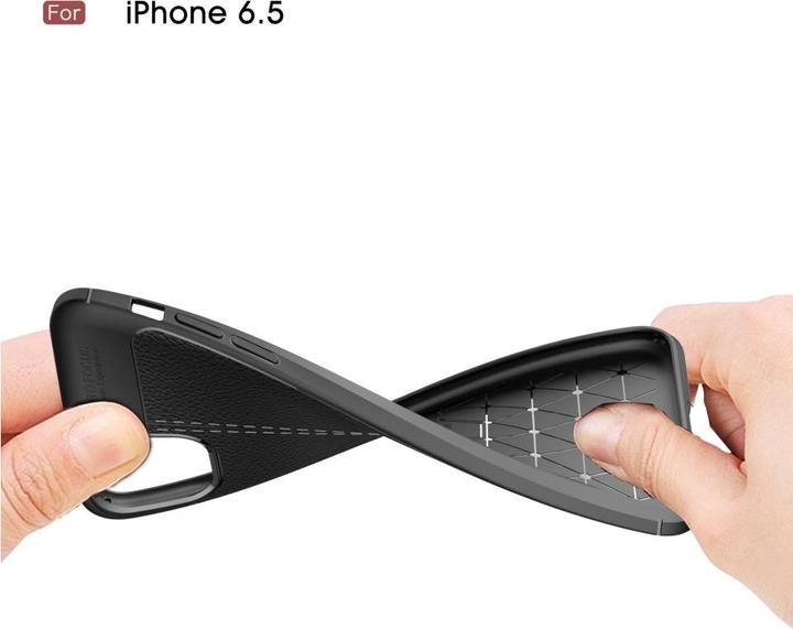 Produktbild Screenguard Apple iPhone 11 Pro Max Hülle Leather Design TPU Cover (Apple iPhone 11 Pro Max)