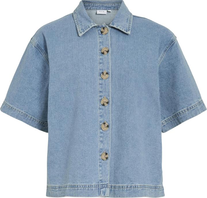 Produktbild Vila VIHIMLA Kurzärmeliges Jeanshemd (34)