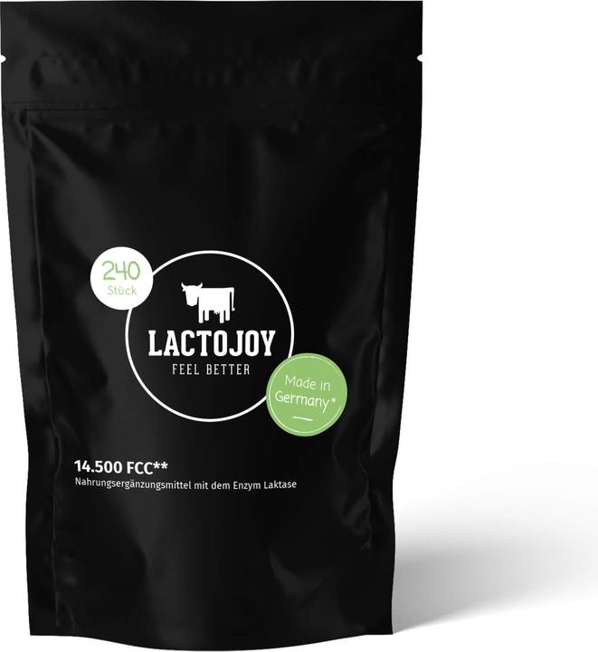 Actual product image Lactojoy Lactase refill pack (240 Piece, Pills, 43.20 g)