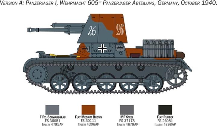 Actual product image 1:35 Ger. Tank Destroyer I